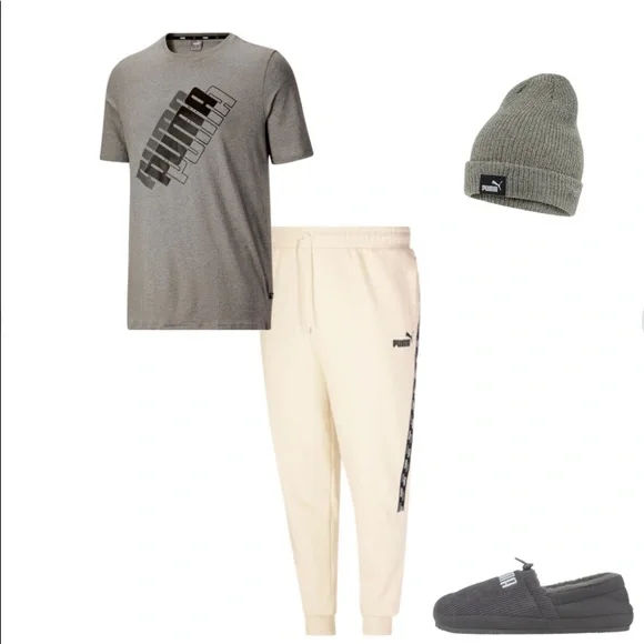 PUMA Woven Label Marled Beanie - Picture 3 of 5